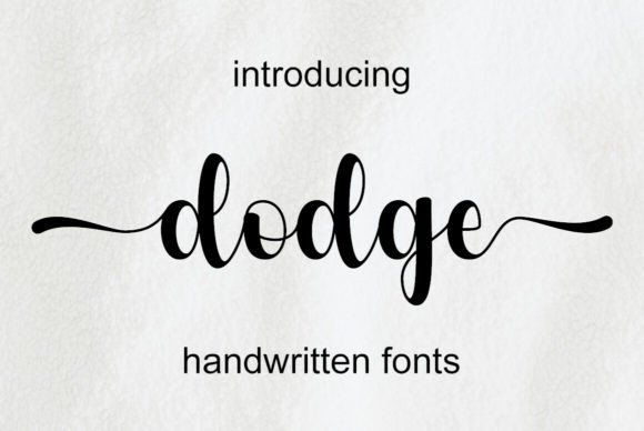 Dodge Font - Featured Image