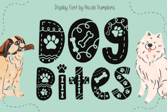 Dog Bites Font - Featured Image