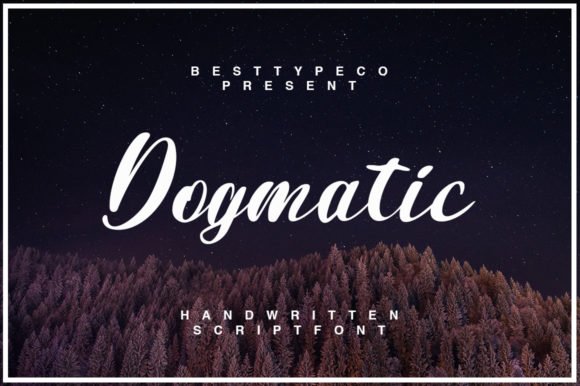 Dogmatic Font - Featured Image