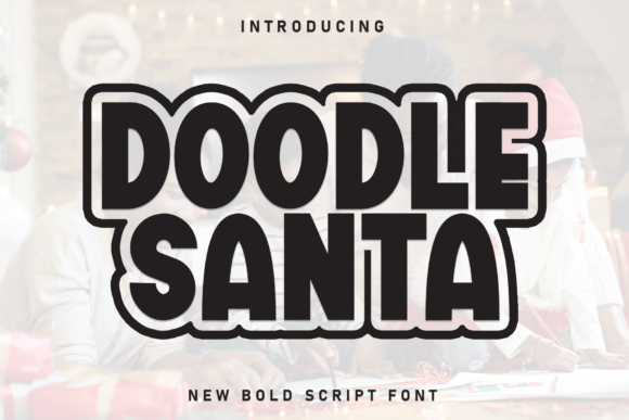 Doodle Santa Font - Featured Image