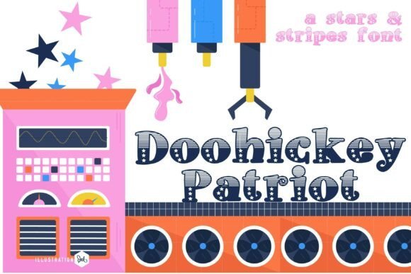 Doohickey Patriot Font - Featured Image