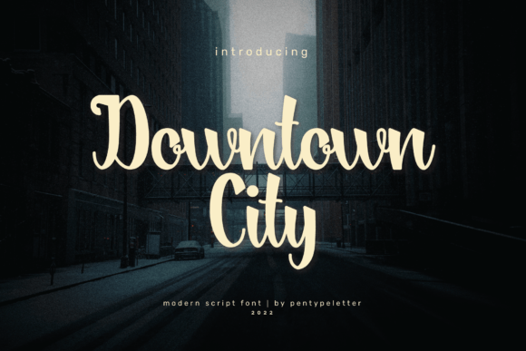 Downtown City Font - Featured Image