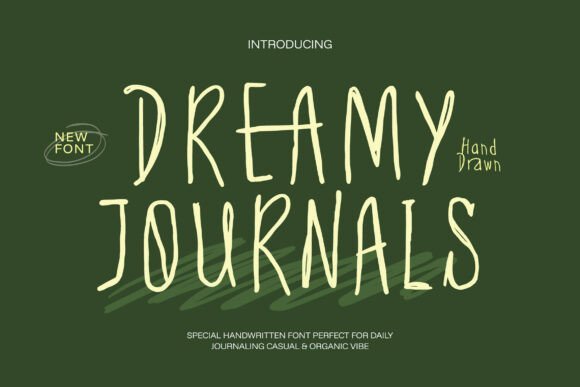 Dreamy Journals Font - Featured Image