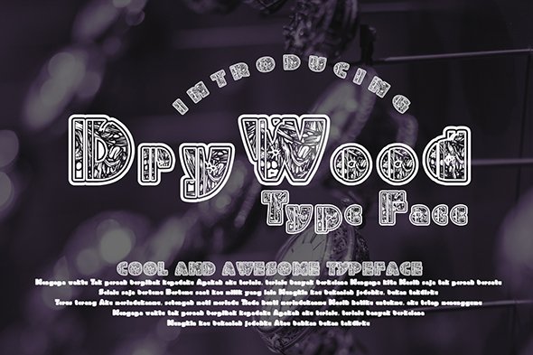 DryWood Font - Featured Image