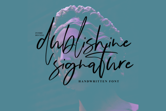 Dublishine Font - Featured Image