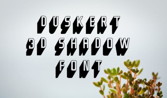 DuskerT Font - Featured Image