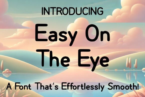 Easy on the Eye Font - Featured Image