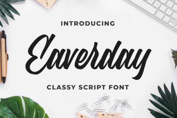 Eaverday Font - Featured Image