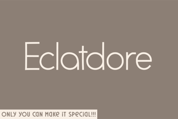 Eclatdore Font - Featured Image