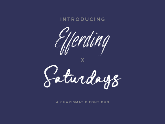 Efferding X Saturdays Duo Font - Featured Image