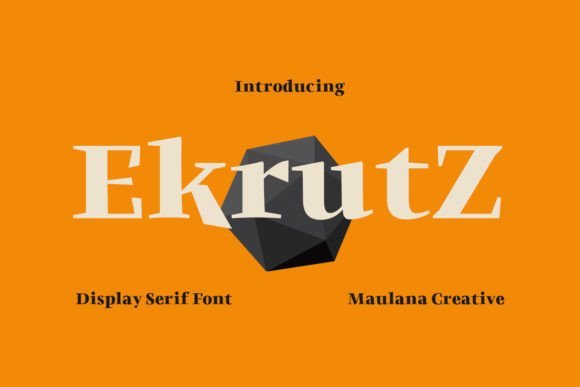 Ekrutz Font - Featured Image