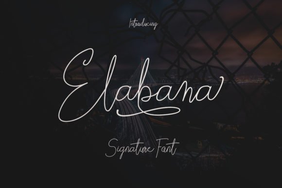 Elabama Font - Featured Image