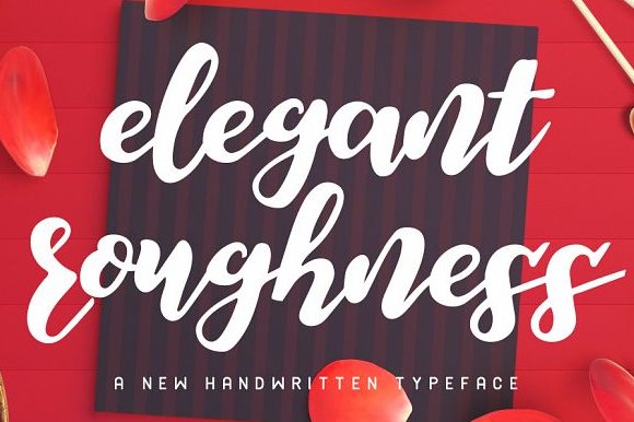 Elegant Roughness Font - Featured Image