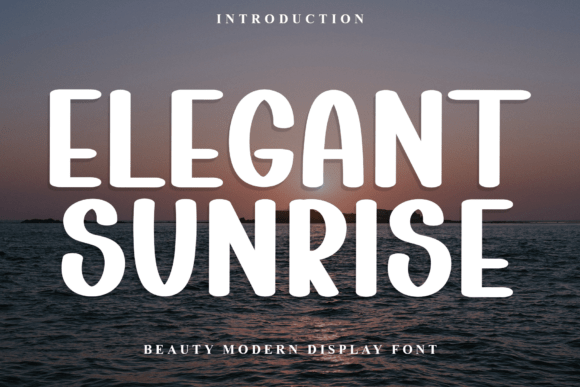 Elegant Sunrise Font - Featured Image
