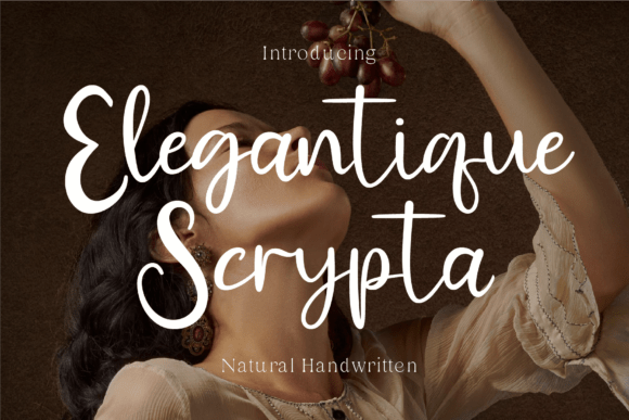 Elegantique Scrypta Font - Featured Image