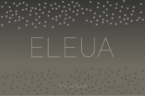 Eleua Thin Font - Featured Image