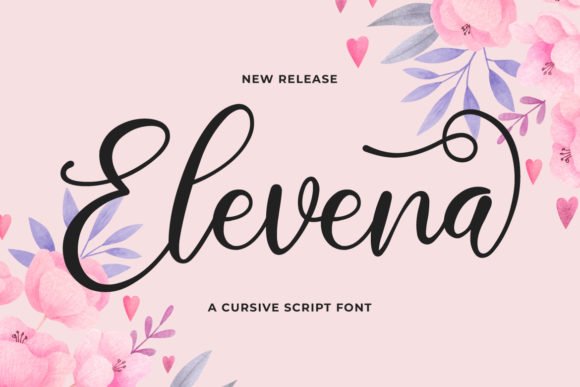Elevena Font - Featured Image