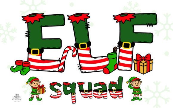 Elf Squad Candy Stripe Font - Featured Image