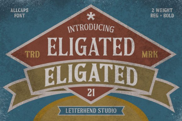 Eligated Font - Featured Image