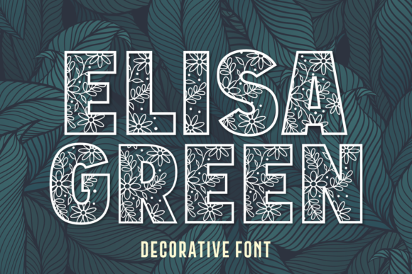 Elisa Green Font - Featured Image
