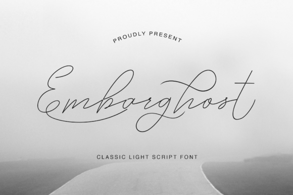 Embarghost Font - Featured Image