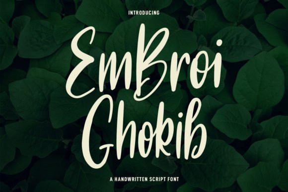 Embroi Ghokib Font - Featured Image