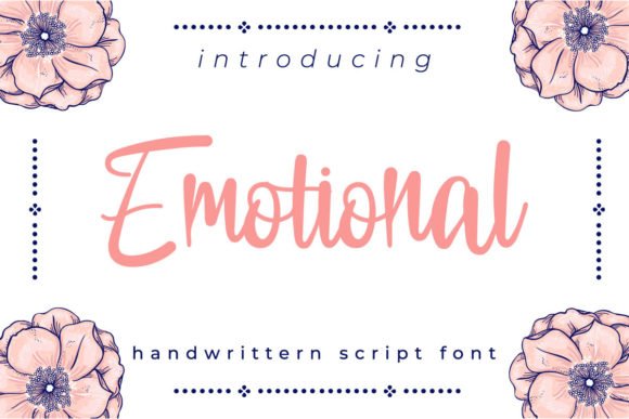 Emotional Script Font - Featured Image