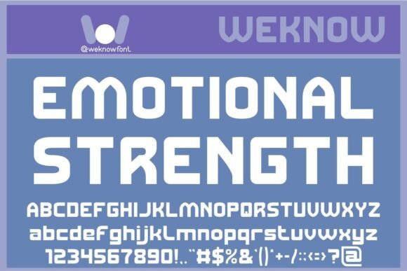 Emotional Strength Font - Featured Image