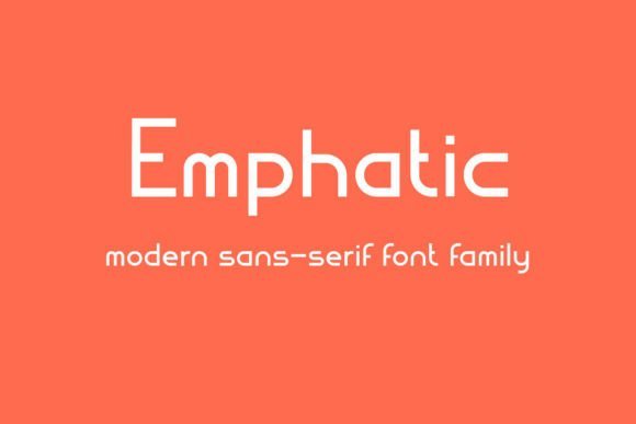 Emphatic Font - Featured Image