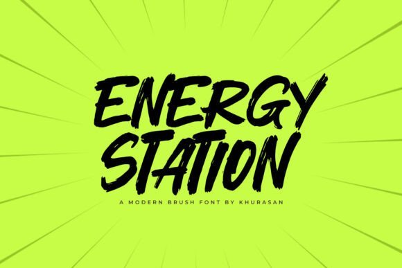 Energy Station Font - Featured Image