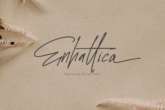 Enhattica Font - Featured Image