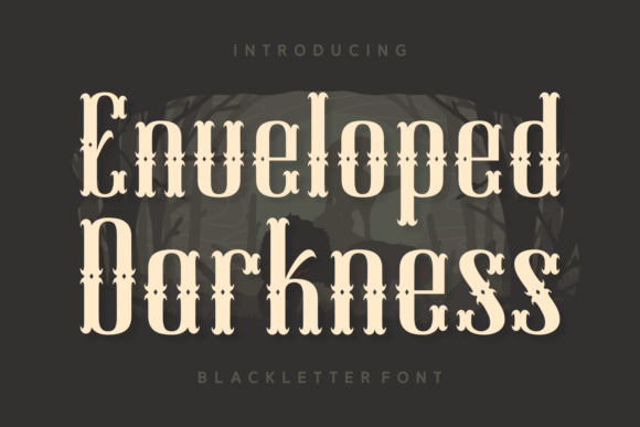 Enveloped Darkness Font - Featured Image