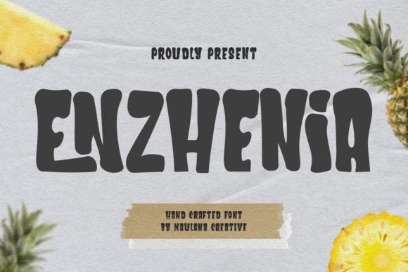 Enzhenia Font - Featured Image