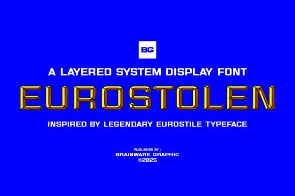 Eurostolen Font - Featured Image