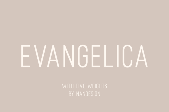Evangelica Font - Featured Image