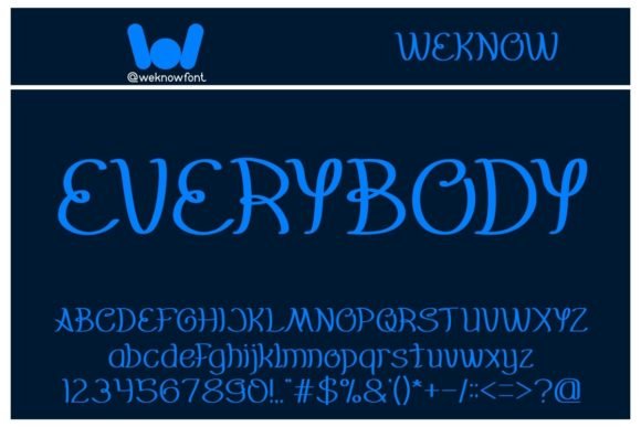 Everybody Font - Featured Image