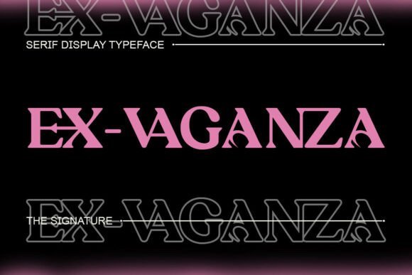 Ex Vaganza Font - Featured Image