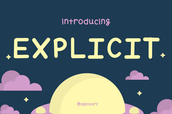 Explicit Font - Featured Image