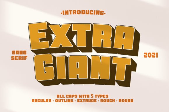 Extra Giant Font - Featured Image