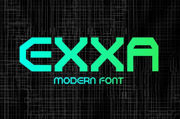 Exxa Font - Featured Image