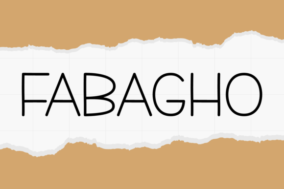 Fabagho Font - Featured Image