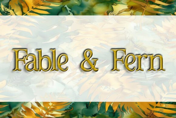 Fable & Fern Font - Featured Image