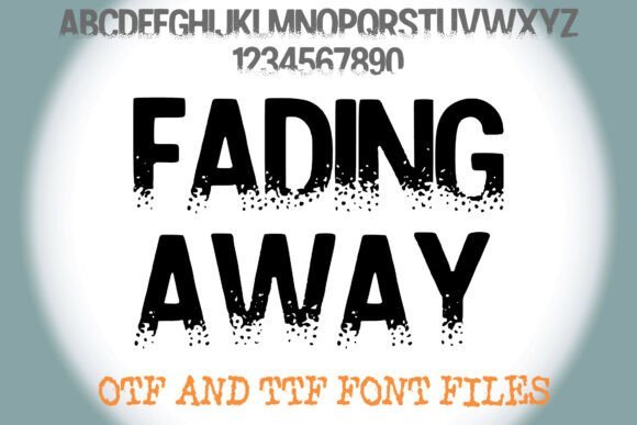 Fading Away Font - Featured Image