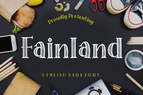 Fainland Font - Featured Image
