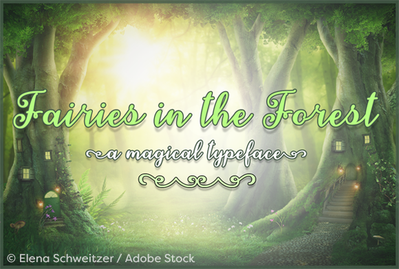 Fairies in the Forest Font - Featured Image