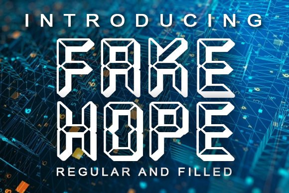 Fake Hope Font - Featured Image