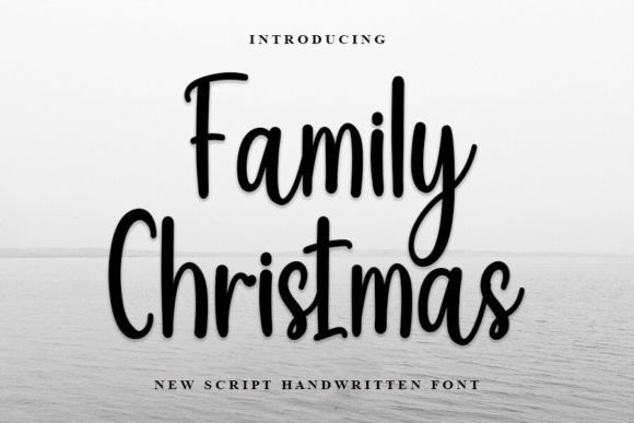 Family Christmas Font - Featured Image