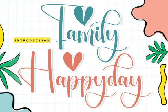 Family Happyday Font - Featured Image