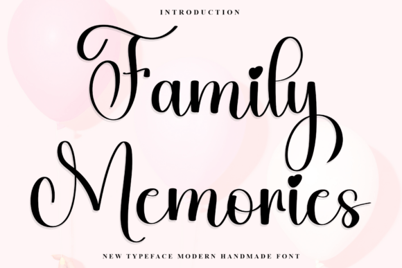 Family Memories Font - Featured Image