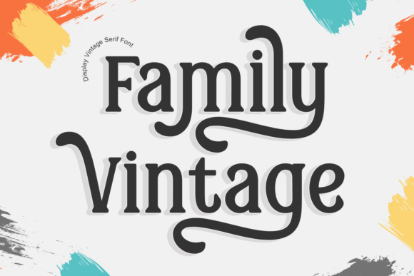 Family Vintage Font - Featured Image